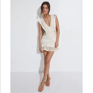 PatBO x Alessandra Ambrosio Fringe Minidress